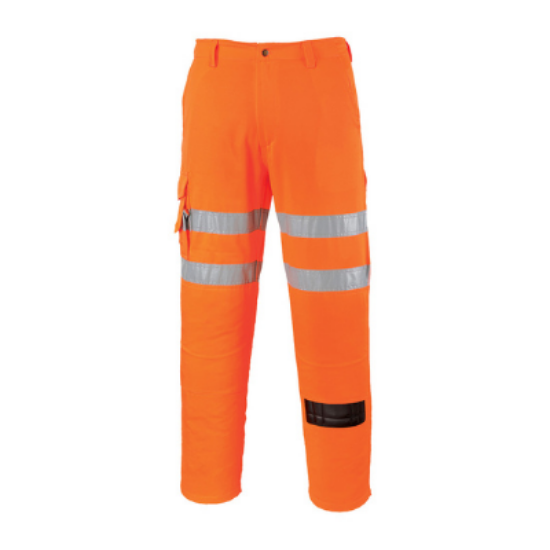 Picture of RAIL COMBAT TROUSER, Orange, Pair, Long Leg, Size M