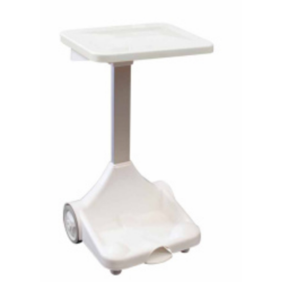 Picture of Standard Pedal Operated Bin, White, Waste Sack Holder