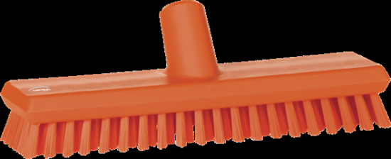 Picture of Vikan Extra Stiff Deck Scrub, Waterfed, 270 mm, Orange