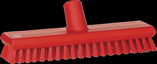 Picture of Vikan Extra Stiff Deck Scrub, Waterfed, 270 mm, Red
