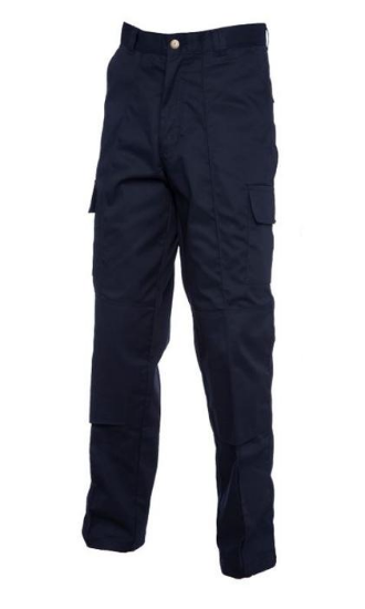 Picture of Uneek Cargo Trouser with Knee Pad Pockets, Black
