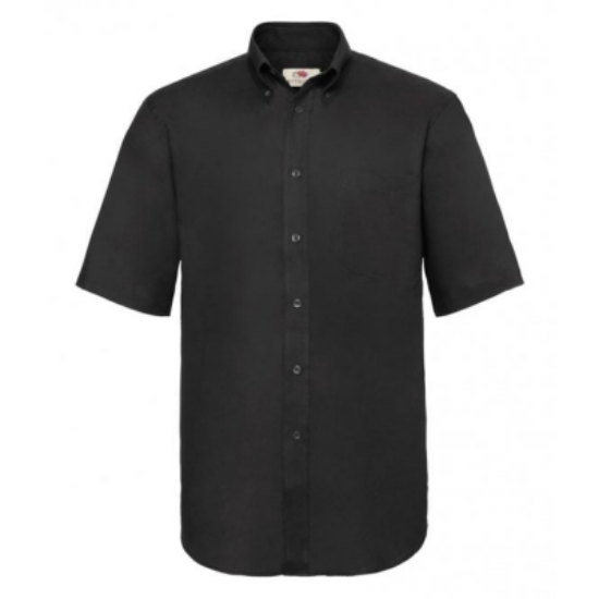 Picture of Short Sleeve Oxford Shirt, Black