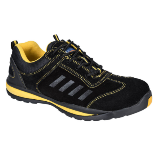 Picture of STEELITE Lusum Safety Trainer, Black/Yellow, HRO