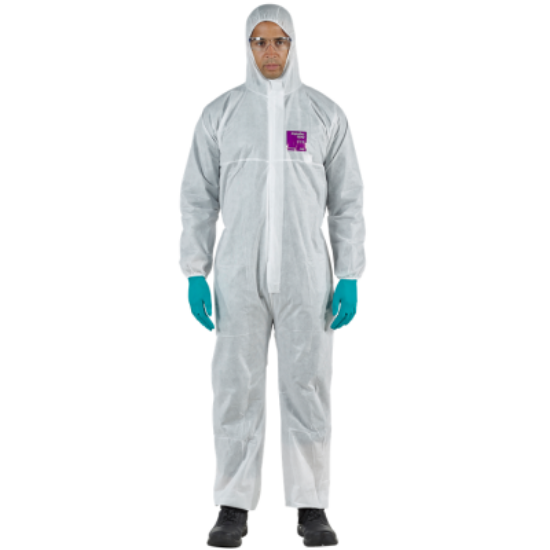 Picture of MICROGARD 1500 Plus Coverall, White, W/Hood, Model 138