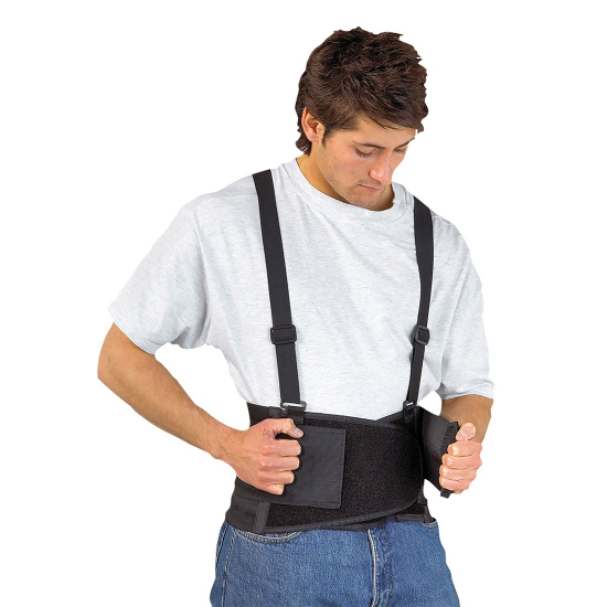 Picture of Support Belt with Braces, Black