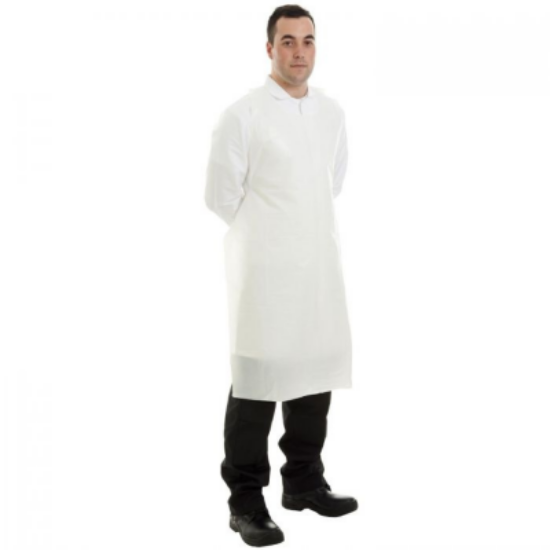 Picture of TPU BT Monobloc Food grade Apron, Each, White