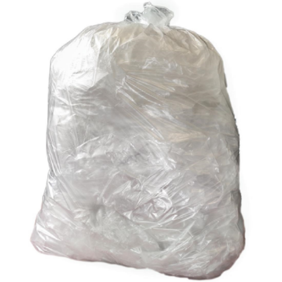 Picture of Clear Refuse Sacks16X25X39, 40 Micron, 200/Case Flat packed