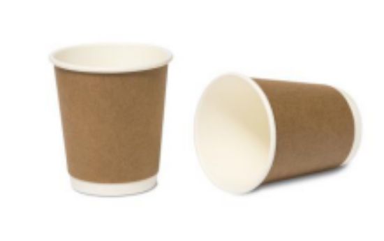 Picture of Hot Drink Cup, Double Wall (227ML/8OZ) Brown, 500/Case