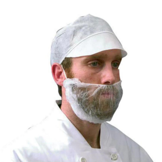 Picture of BODYTECH Disp Beard Covers 21", 1000/Case, White