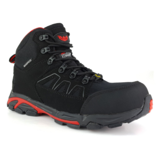 Picture of Terrain Water Resistant Safety S3 Hiker Boot, Black