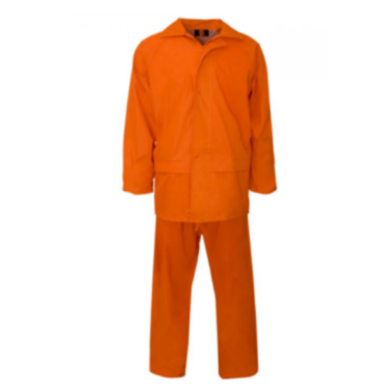 Picture of Supertouch Rainsuit Polyester/PVC, Orange, Size L
