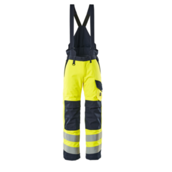Picture of Mascot Renens Hivis Salophettes, Yellow/Navy, Size M