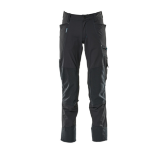 Picture of MASCOT CORDURA TROUSERS, Kneepads Pockets, Navy, Size 32R
