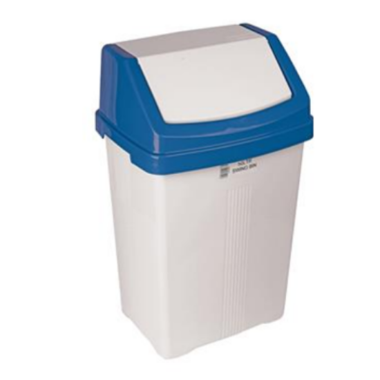 Picture of 50L Swing Bin & Colour Lid, Blue