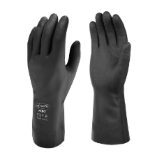 Skytec Nero™ Cotton Flock Latex Glove, Size S