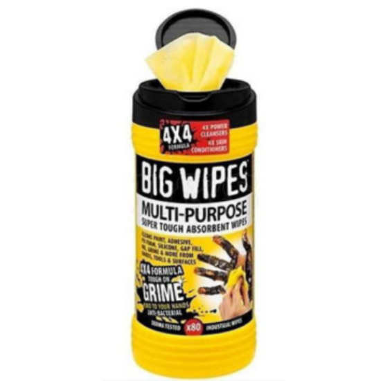Big Wipes Wet Multi-Purpose Wipes for Multi-purpose, 80 Wipes