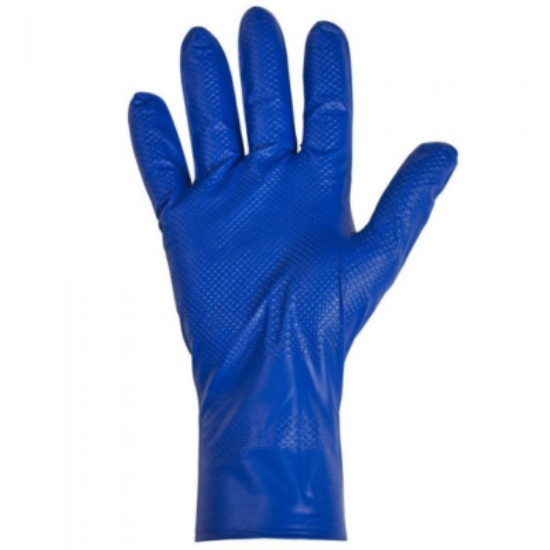 Picture of Bodytech Fish Scale Blue Nitrile PF Gloves, 500/Case