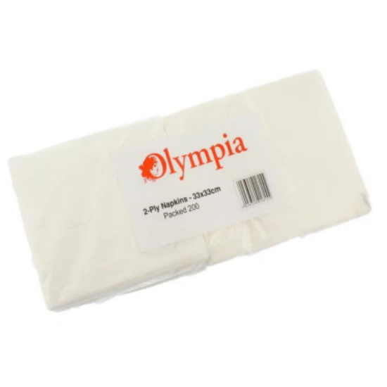 Picture of 2 Ply White Napkins, 2000/Case