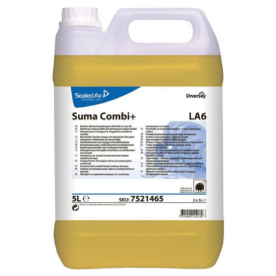 SUMA COMBI + LA6, (DETERGENT & RINSE AID), 5ltr, EACH