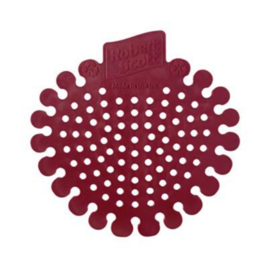 Picture of URINAL SCREENS CHERRY FRAGRANCE, RED12/PACK