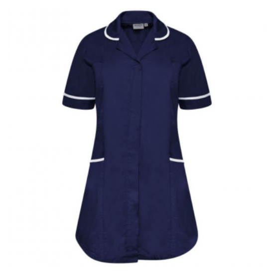 Picture of LADIES MATERNITY TUNIC, NAVY C/W WHITE TRIM, EACH