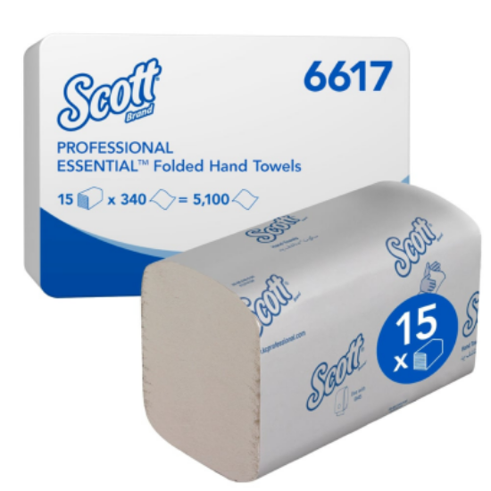SCOTT® ESSENTIAL FOLDED HAND TOWEL