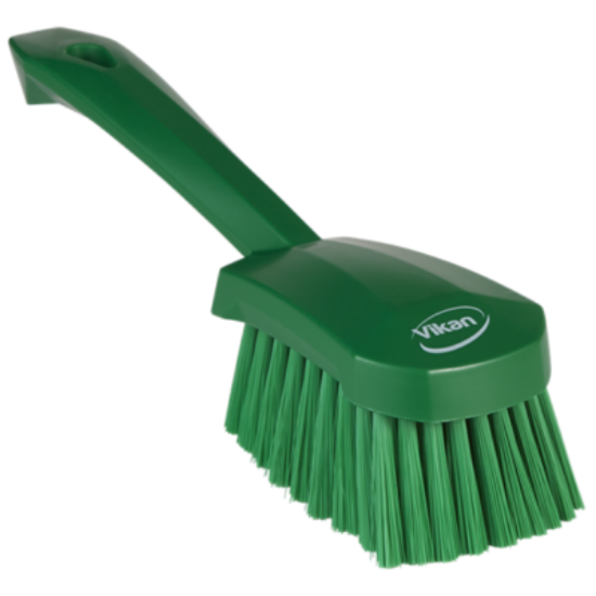 Picture of WASHING BRUSH W/SHORT HANDLE, 270MM, SOFT,GREEN