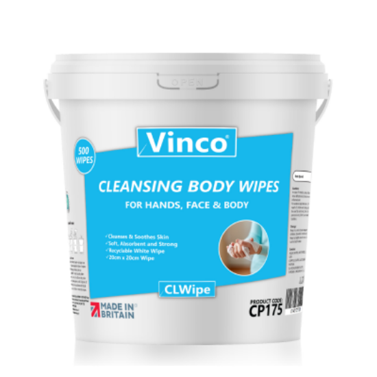 VINCO®-CLWIPE, BODY CLEANSING WIPE, 20x20CM