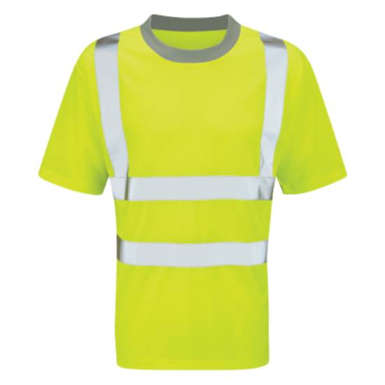 HIVIS VIPER T-SHIRT - YELLOW 