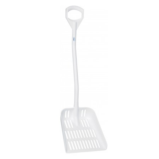 Picture of ERGONOMIC SHOVEL WITH DRAIN HOLES, WHITE, EACH