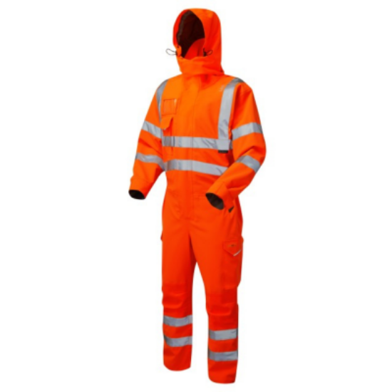 Picture of WATERTOWN, CLASS 3 STRETCH COVERALL WITH ON TRACK TECHNICIANS LOGO, ORANGE,EACH