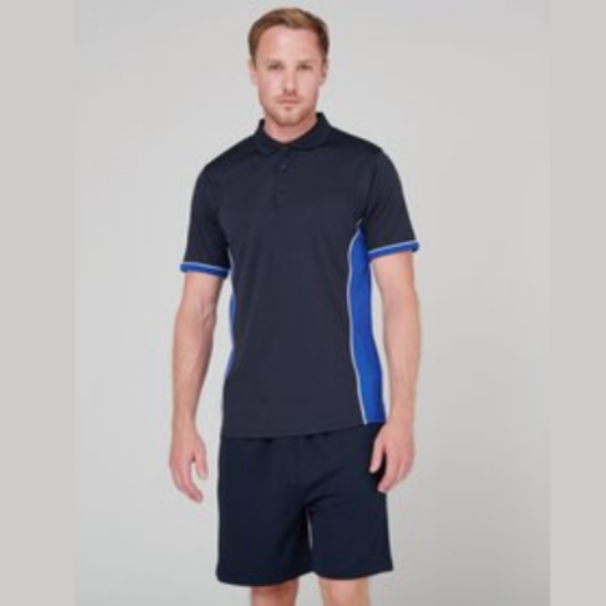 Picture of FINDEN HALES, ADULTS PANEL POLO, NAVY/ROYAL/WHITE,EACH