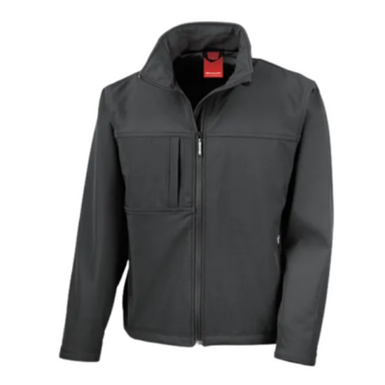 Picture of RESULT MENS CLASSIC SOFTSHELL, BLACK