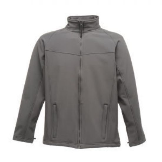 Regatta Men's Uproar Interactive Softshell Jacket, Seal Grey