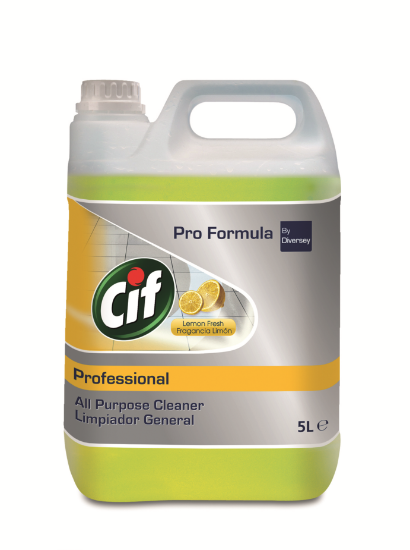 Picture of CIF PROFESSIONAL ALL PURPOSE CLEANER, LEMON, 5L, EACH