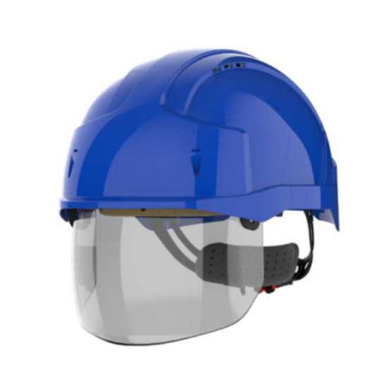 Picture of Evo Vistashield Vented Helmet, Blue/Blue, Wheel Rachet (each)