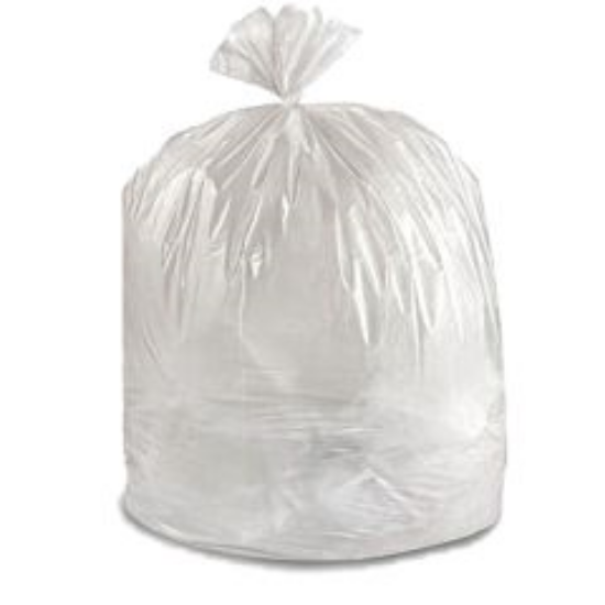 Picture of Bodytech Bin Liner, 18x29x39, Clear, 200/Case