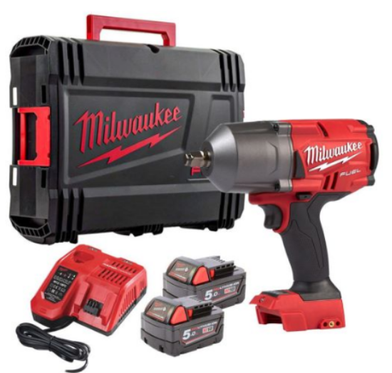 Milwaukee M18 Fuel™ ½″ High Torque Impact Wrench with Friction Ring, M18 FHIWF12-502X