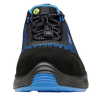 Uvex 1 G2 Perforated Safety Shoe, Black/Blue,  S1 SRC ESD