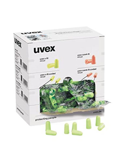 Uvex X-Fit Uncorded Earplugs, 200/Case