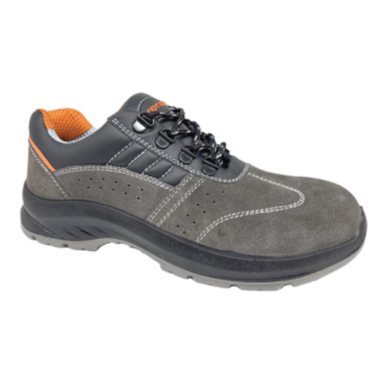 Bodytech  Los Angeles Grey Suede Leather Laced Safety Trainer,