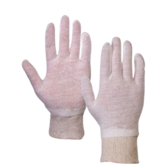 Stockinet Liner Gloves Knit Wrist,