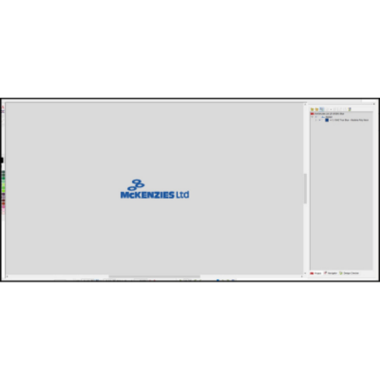 Picture of McKenzies Ltd (M384) Blue Logo on LB