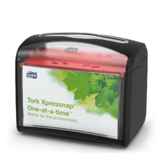 Picture of Tork Xpressnap® Tabletop Napkin Dispenser, N4, Black