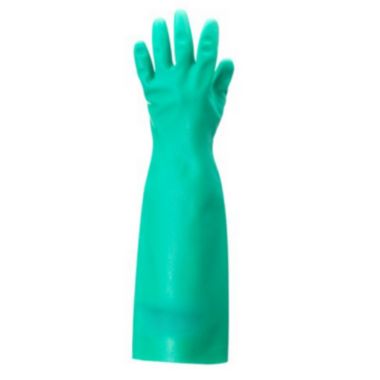Bodytech 18" Green Nitrile Unlined Industrial Gloves