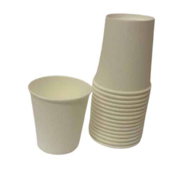 7oz White Paper Cups, 2000/Case