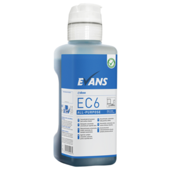 Evans EC6 All Purpose Cleaner, Super Concentrate, 1 Litre
