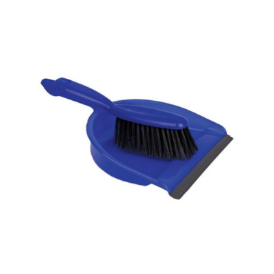 Picture of Professional Dustpan & Stiff Brush Set, Variety Of Colours
