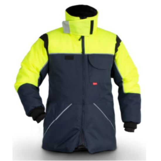 Picture of Flexitog Ice Diamond Deep Freeze Jacket, Yellow/Navy