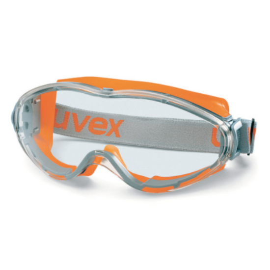 Picture of Uvex Ultrasonic Safety Goggles, Orange/ Black